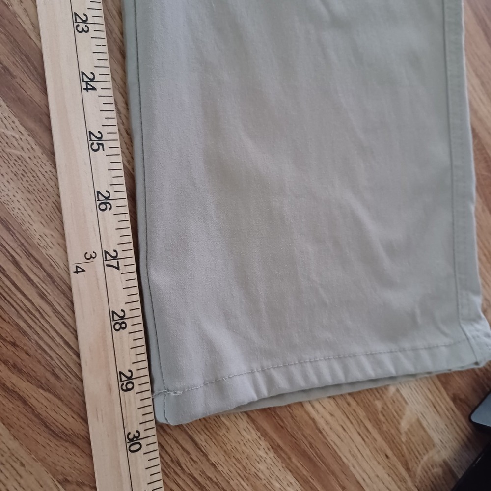 Original Weatherproof Vtg Pants Men's 40x30 Beige Stretch Hiking Outdoor Utility - Picture 7 of 10